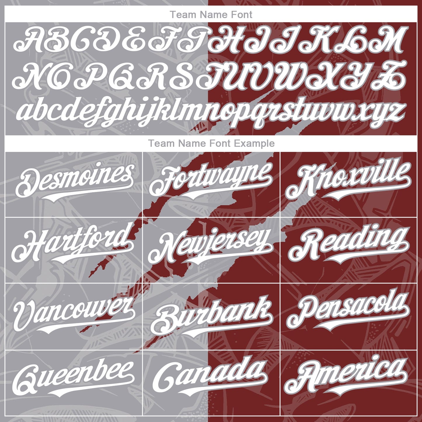 Custom Graffiti Pattern White Burgundy-Gray 3D Scratch Authentic Baseball Jersey - Sky-Custom