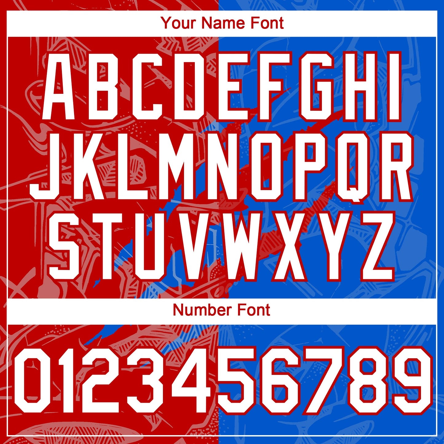 Custom Graffiti Pattern White Thunder Blue-Red 3D Scratch Authentic Baseball Jersey - Sky-Custom