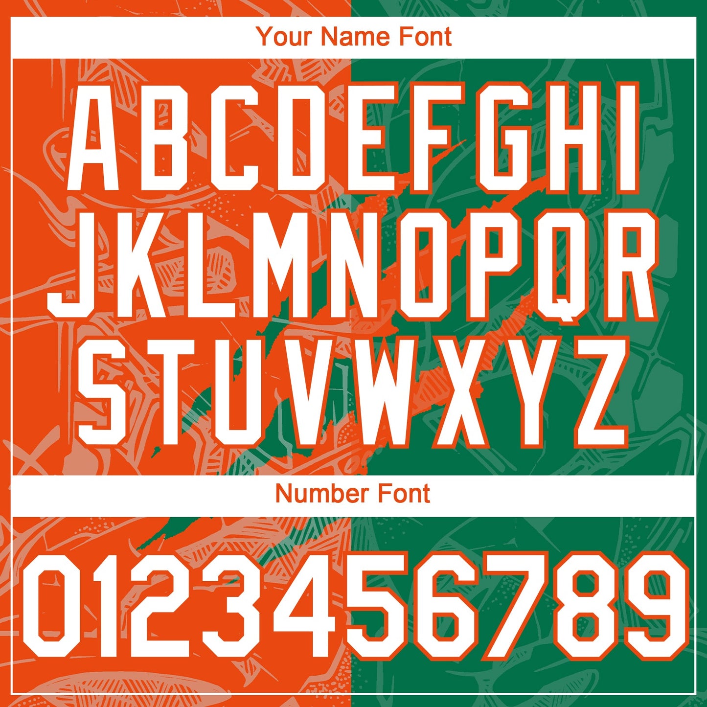 Custom Graffiti Pattern White Kelly Green-Orange 3D Scratch Authentic Baseball Jersey - Sky-Custom