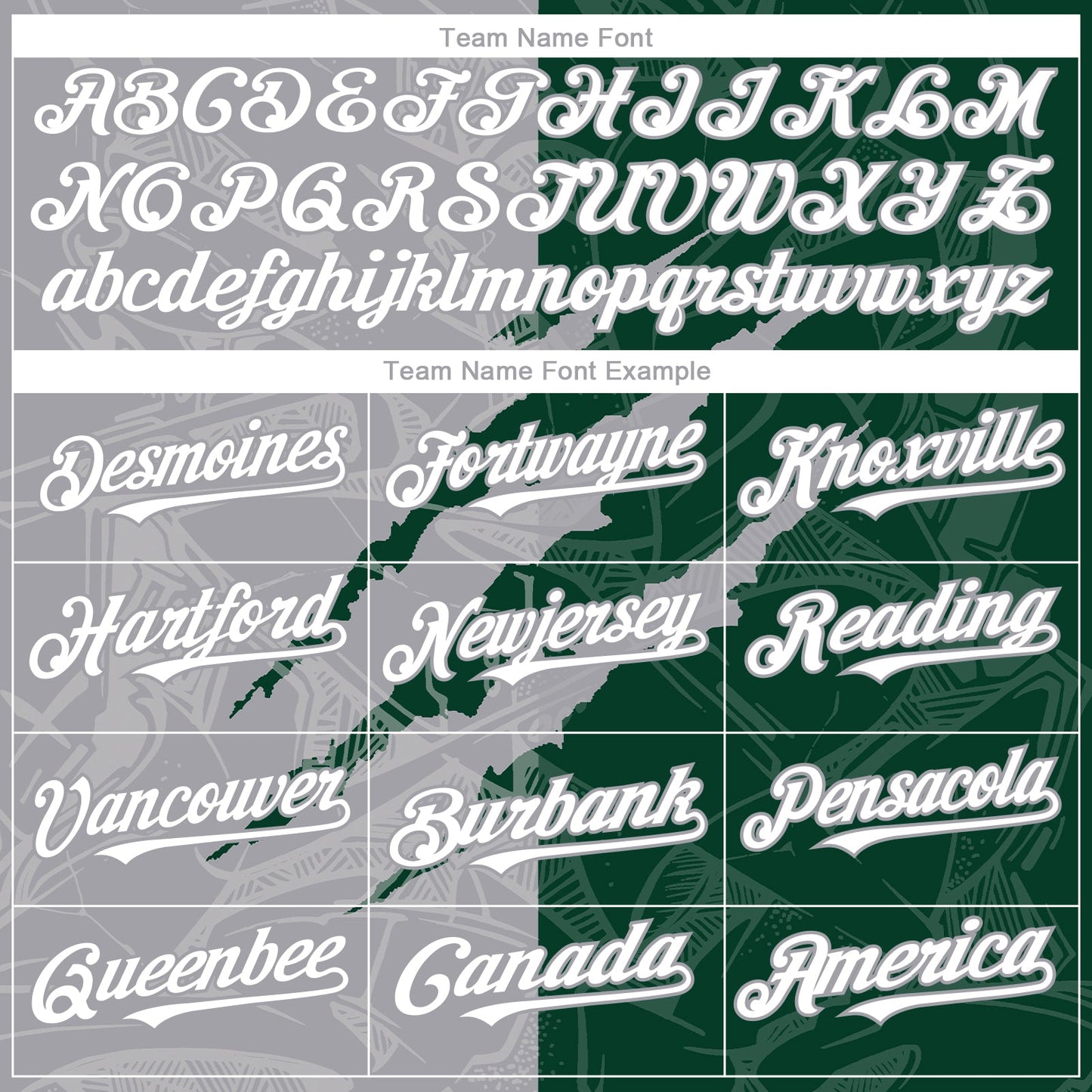 Custom Graffiti Pattern White Green-Gray 3D Scratch Authentic Baseball Jersey - Sky-Custom