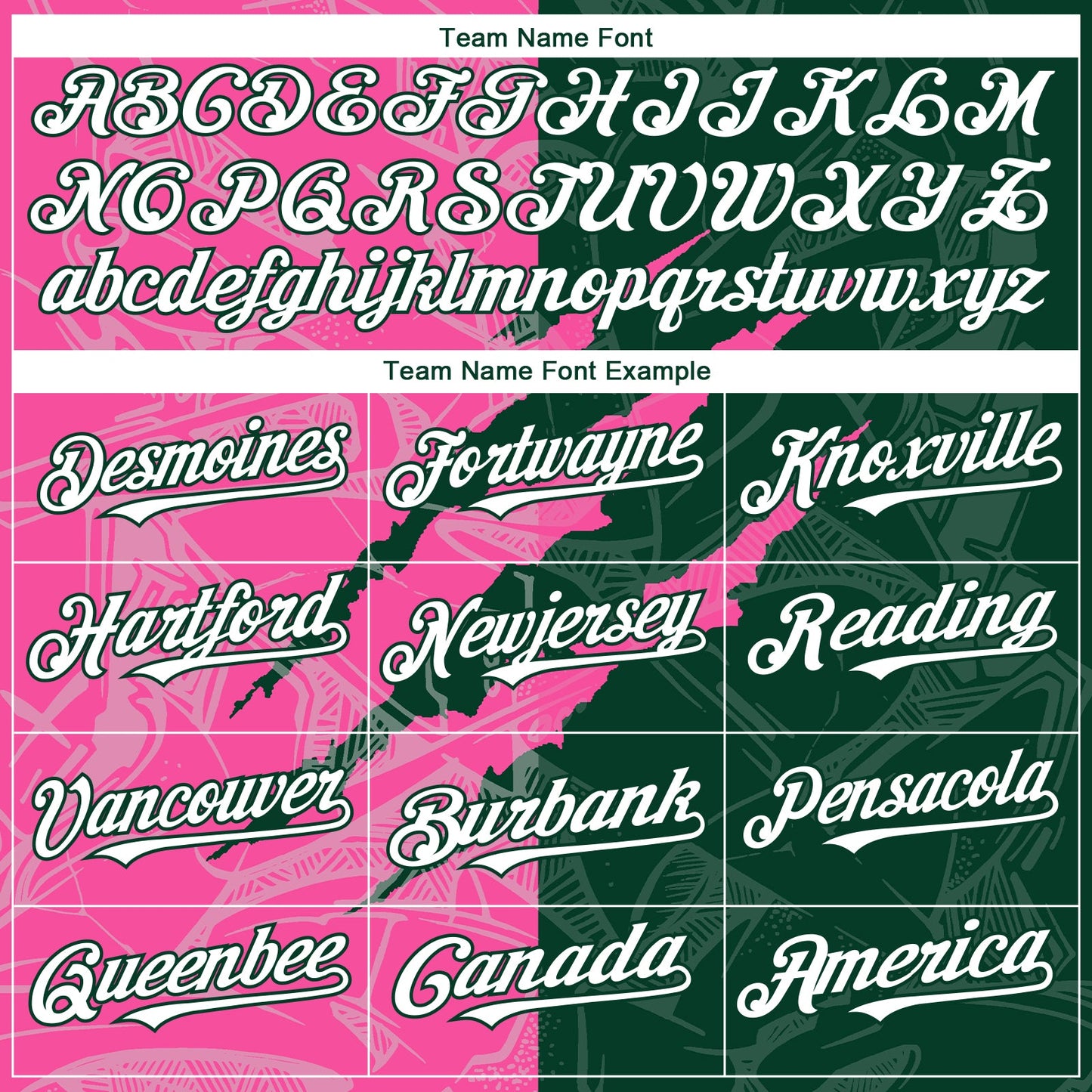Custom Graffiti Pattern White Green-Pink 3D Scratch Authentic Baseball Jersey - Sky-Custom