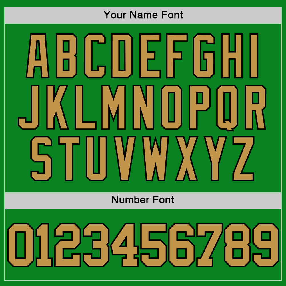 Custom Grass Green Old Gold-Black Authentic Basketball Jersey - Sky-Custom