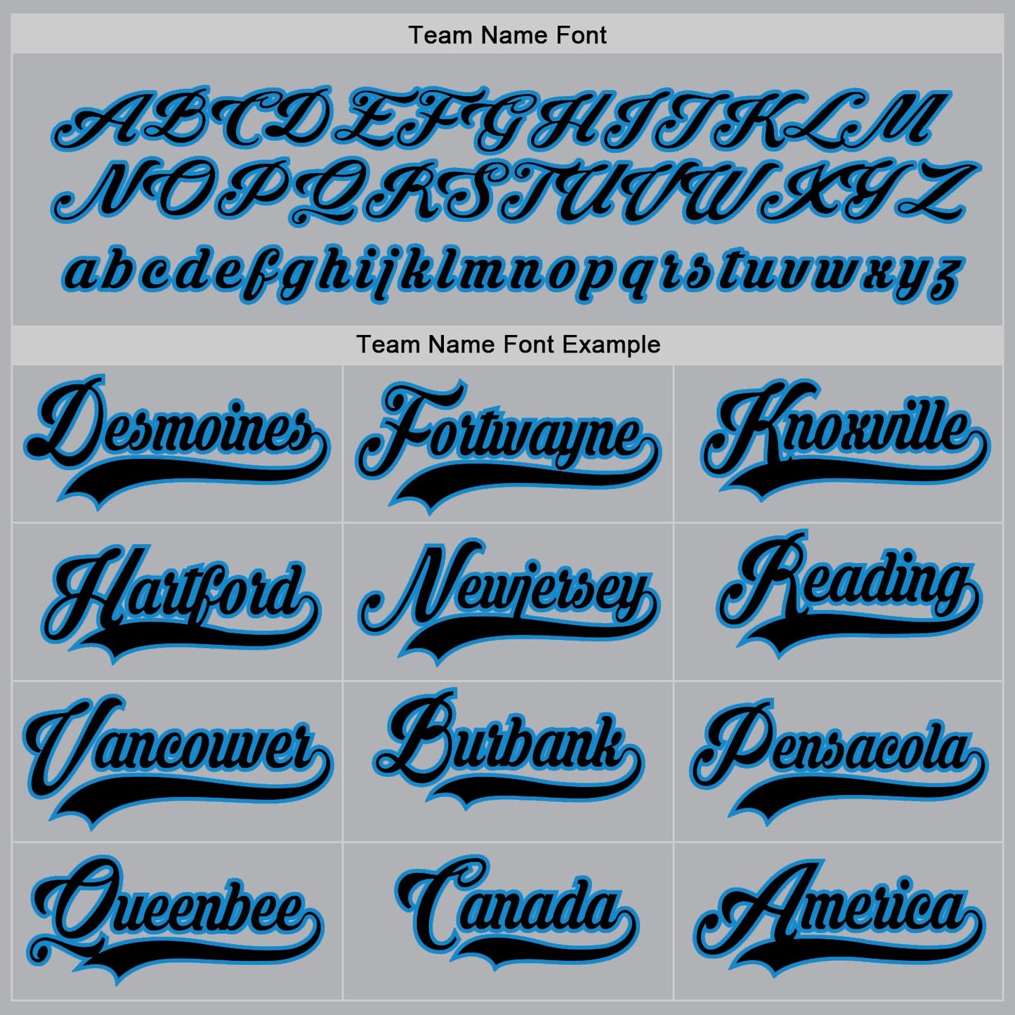 Custom Gray Black-Blue Hockey Jersey - Sky-Custom