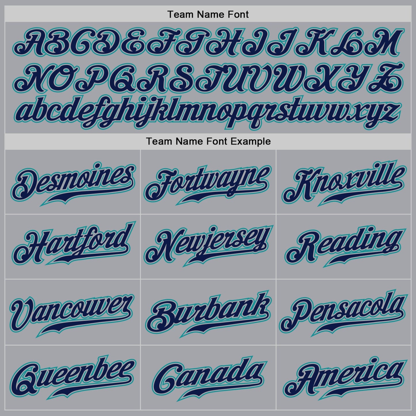 Custom Gray Navy Pinstripe Navy-Teal Authentic Baseball Jersey - Sky-Custom