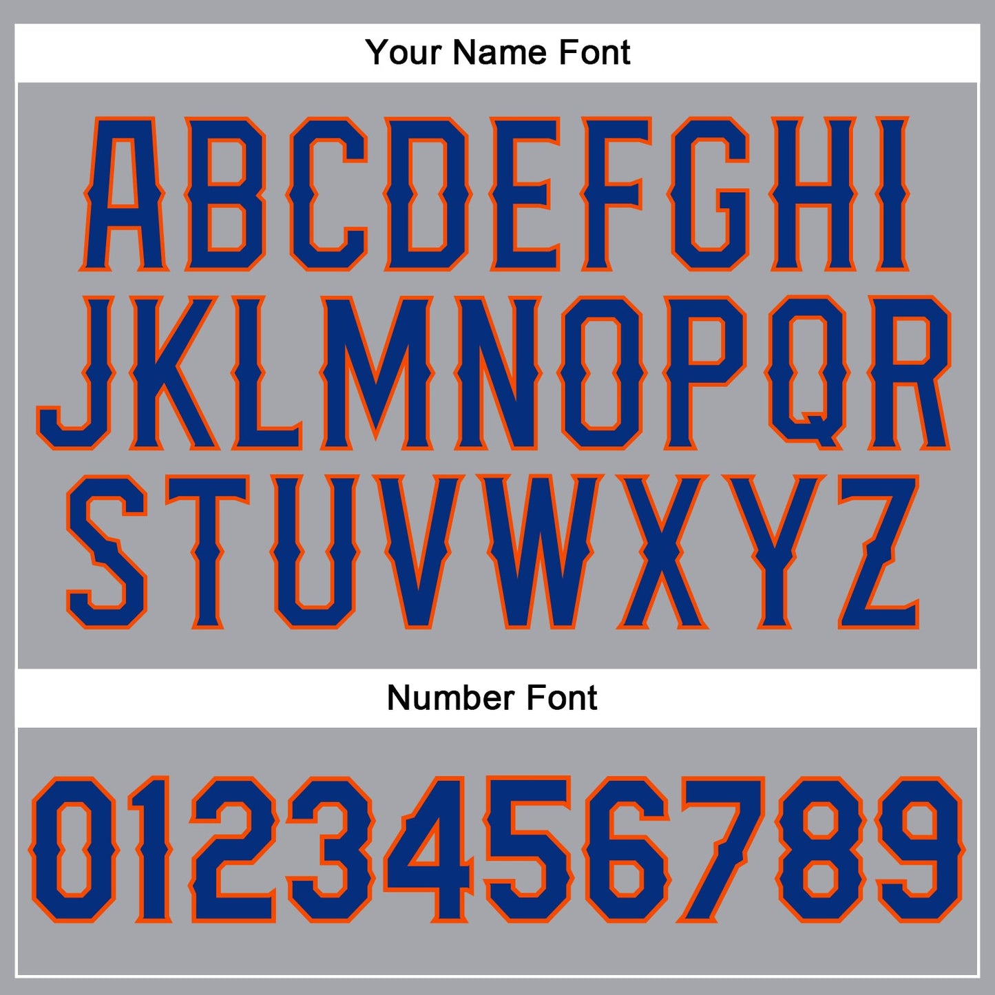 Custom Gray Royal-Orange Authentic Sleeveless Baseball Jersey - Sky-Custom