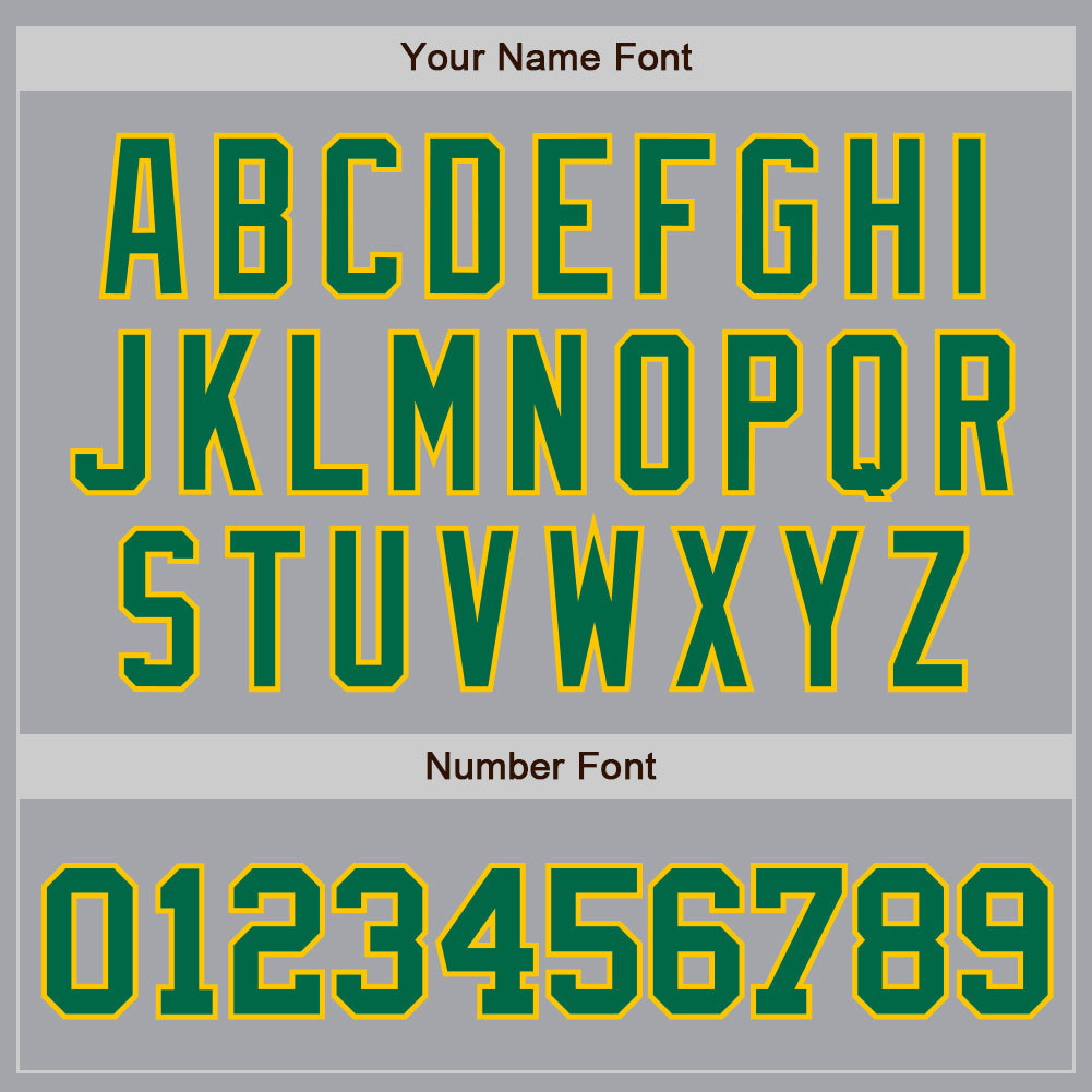 Custom Gray Kelly Green-Gold Authentic Baseball Jersey - Sky-Custom