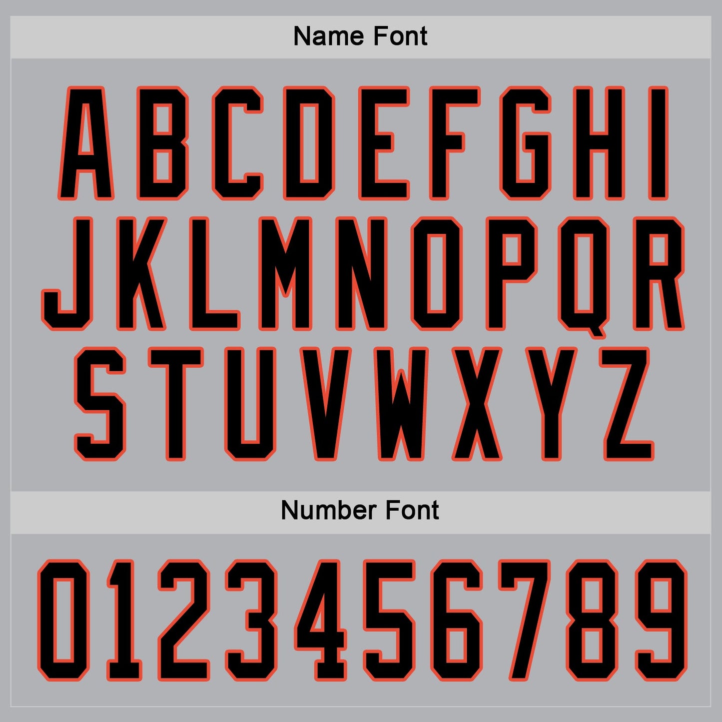 Custom Gray Black-Orange Hockey Jersey - Sky-Custom