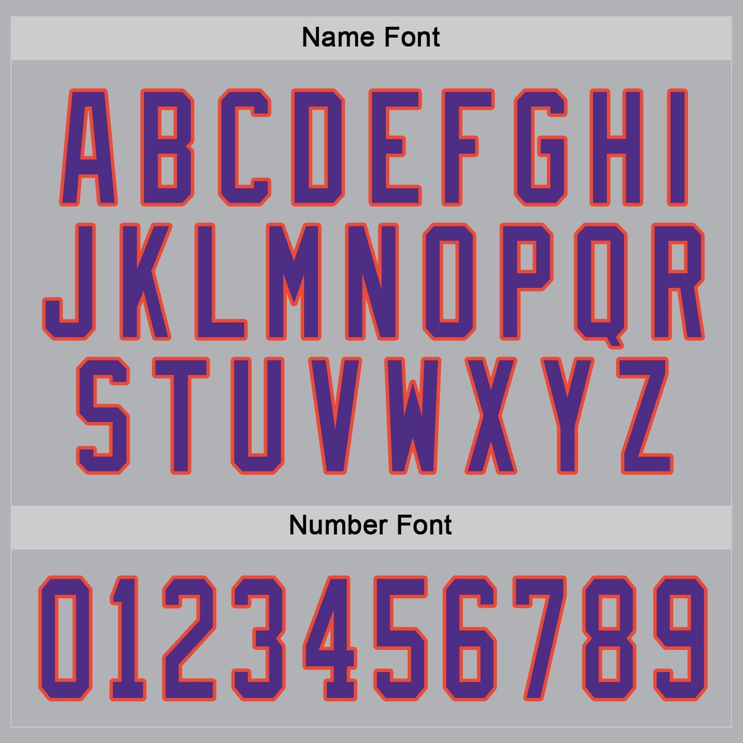 Custom Gray Purple-Orange Hockey Jersey - Sky-Custom