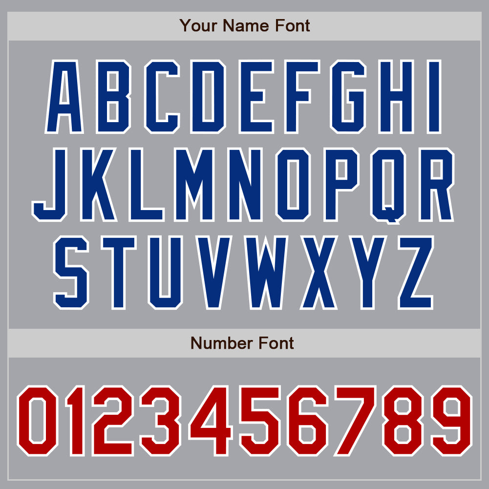 Custom Gray Red-White Authentic Baseball Jersey - Sky-Custom