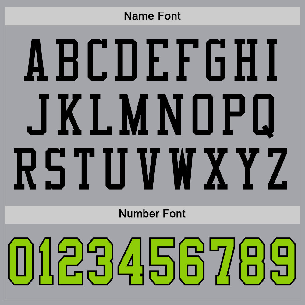 Custom Gray Neon Green-Black Mesh Authentic Football Jersey - Sky-Custom