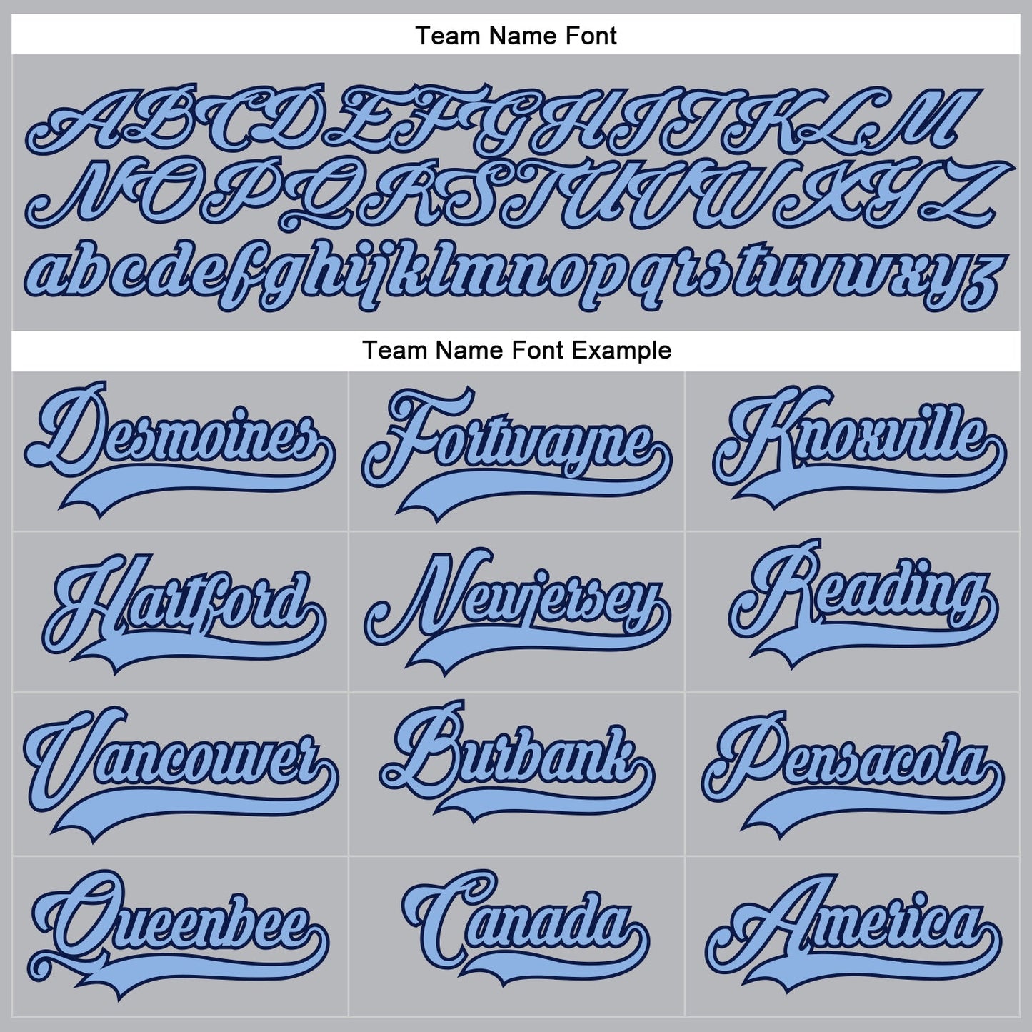 Custom Gray Light Blue-Navy Hockey Lace Neck Jersey - Sky-Custom