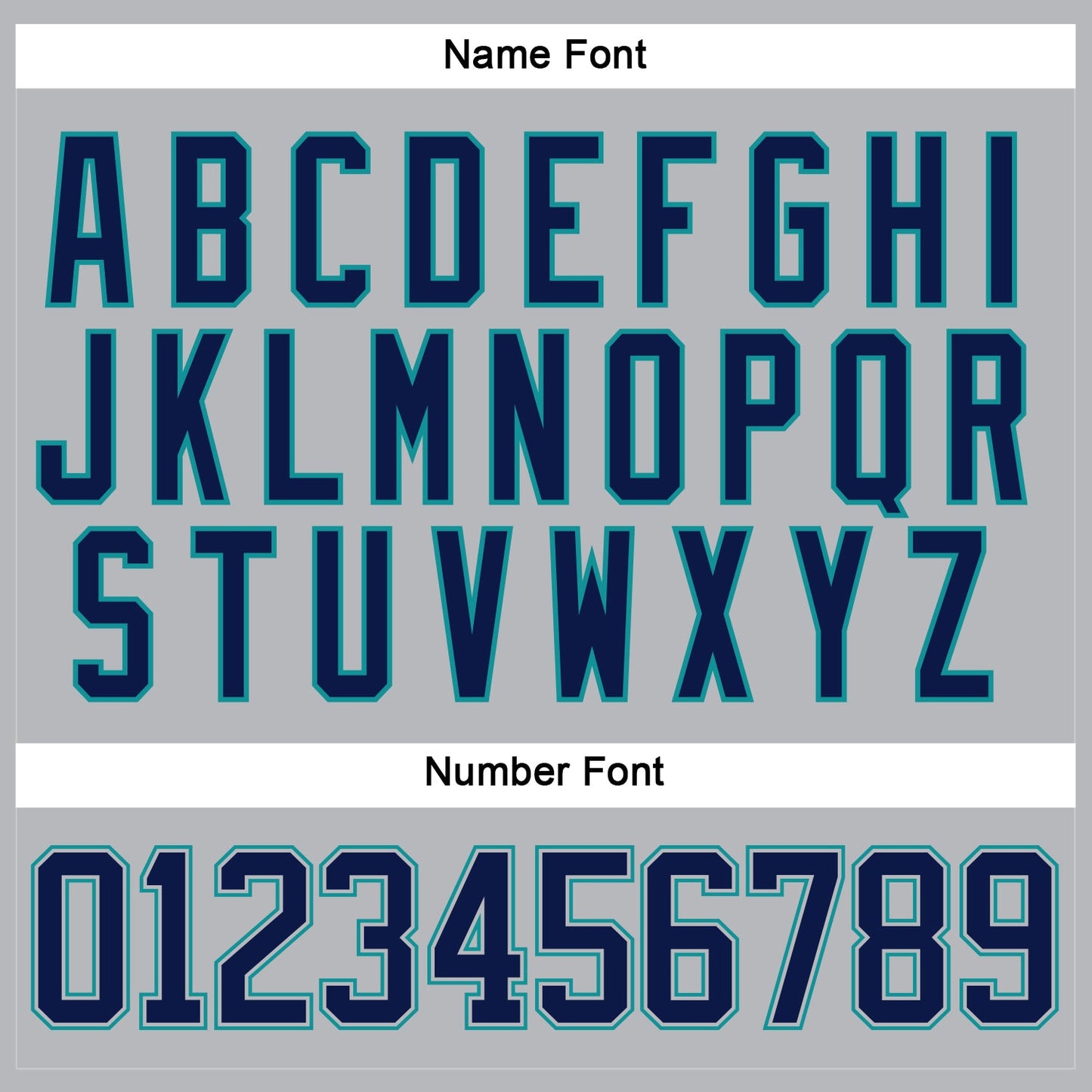 Custom Gray Navy-Teal Hockey Lace Neck Jersey - Sky-Custom