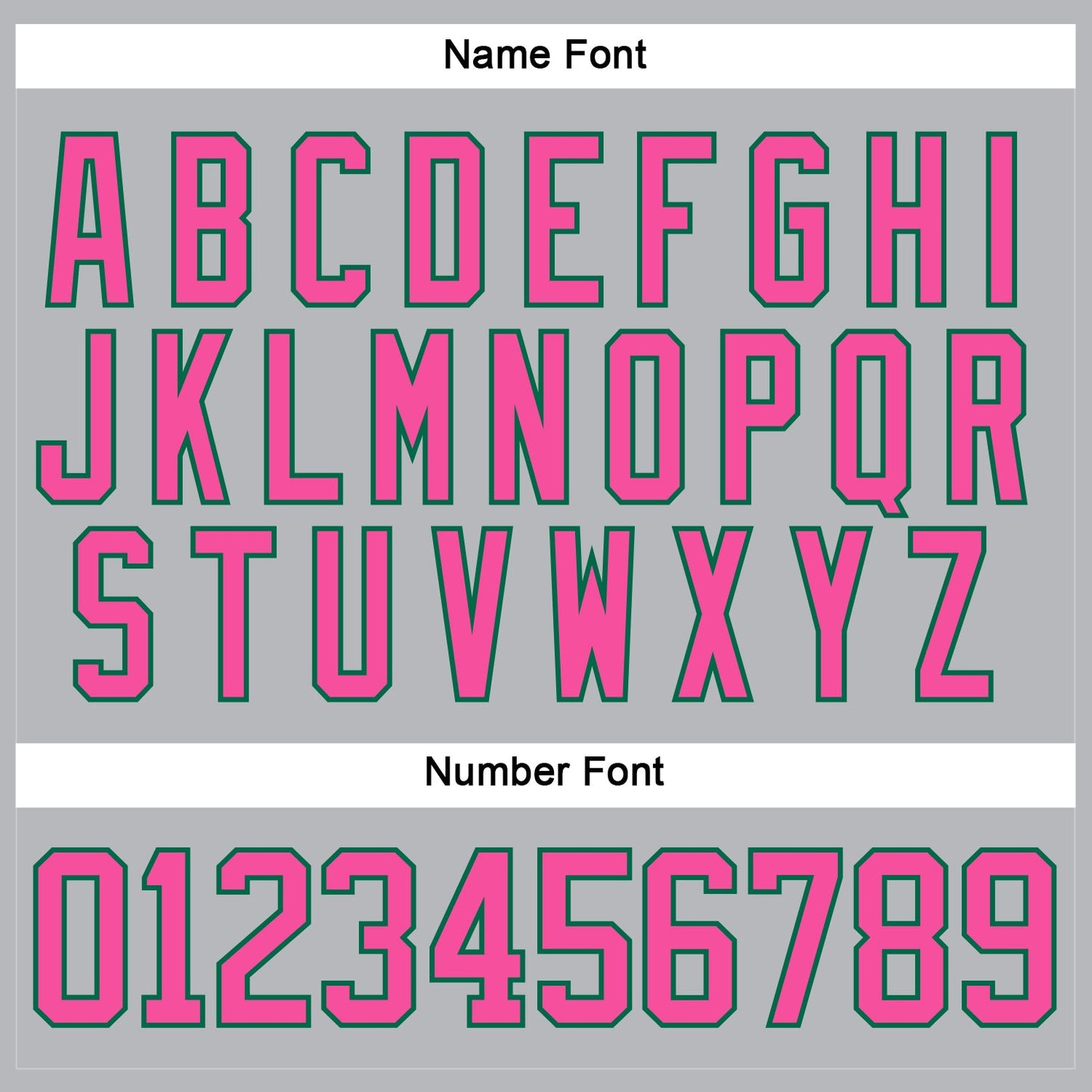 Custom Gray Pink-Kelly Green Hockey Lace Neck Jersey - Sky-Custom