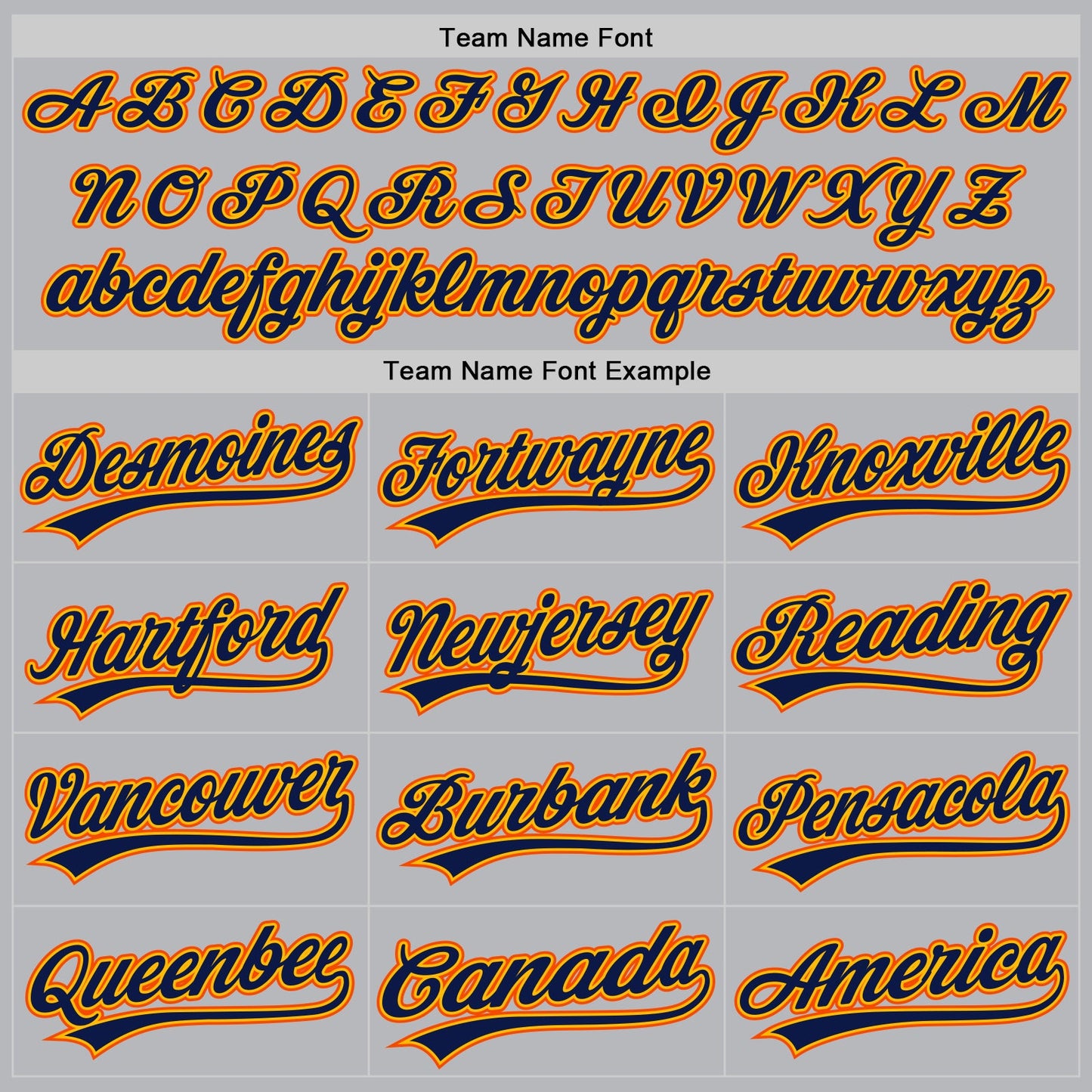 Custom Gray Orange Gold-Navy Authentic Throwback Baseball Jersey - Sky-Custom