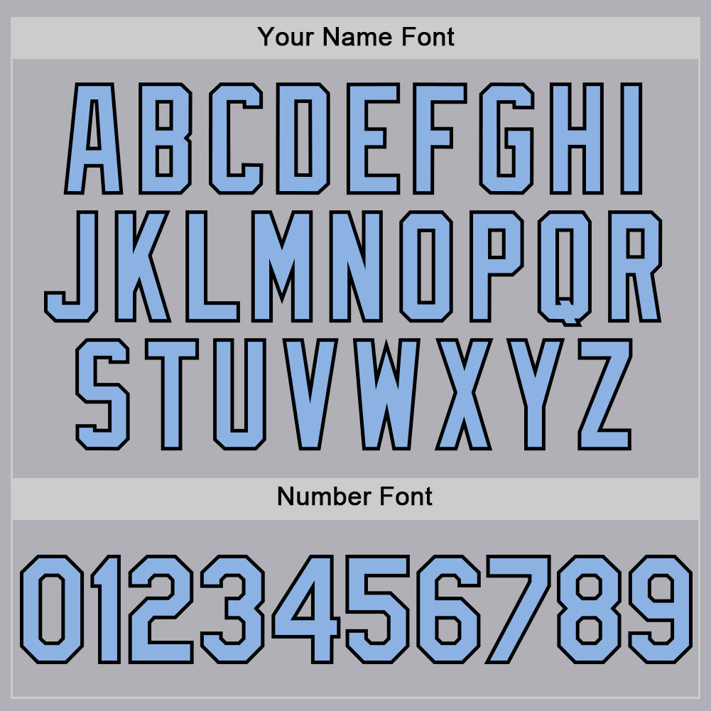 Custom Gray Light Blue-Black Mesh Authentic Throwback Baseball Jersey - Sky-Custom