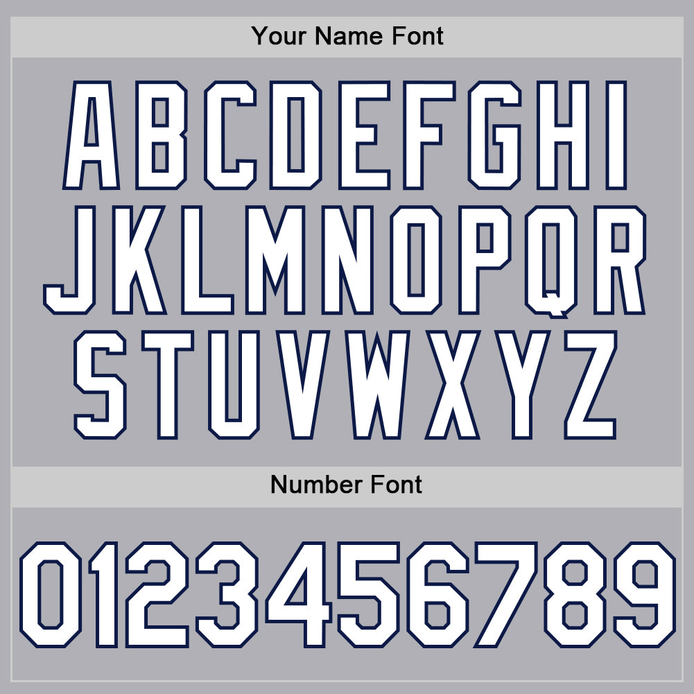 Custom Gray White-Navy Mesh Authentic Throwback Baseball Jersey - Sky-Custom