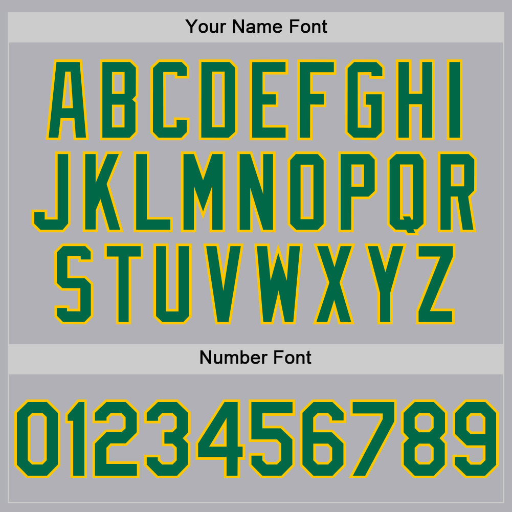 Custom Gray Kelly Green-Yellow Mesh Authentic Throwback Baseball Jersey - Sky-Custom