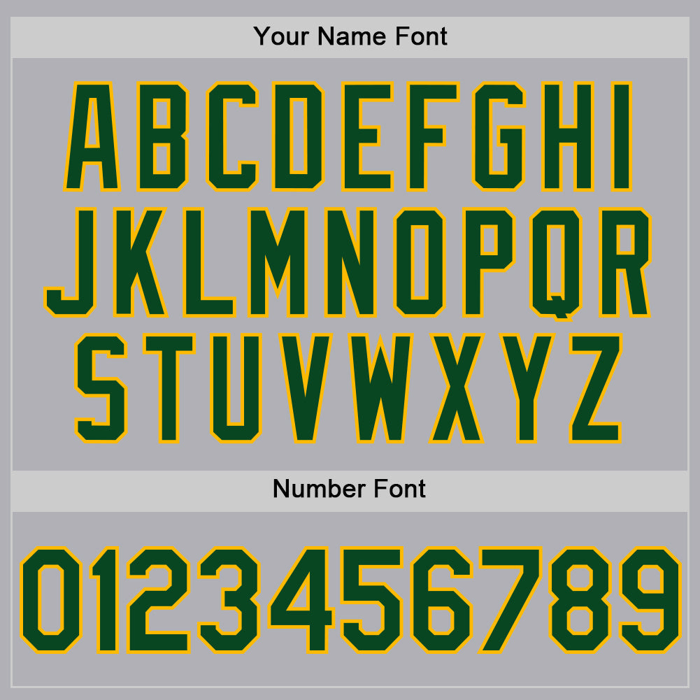 Custom Gray Green-Gold Mesh Authentic Throwback Baseball Jersey - Sky-Custom