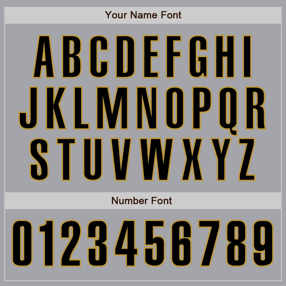 Custom Gray Black-Old Gold Authentic Baseball Jersey - Sky-Custom