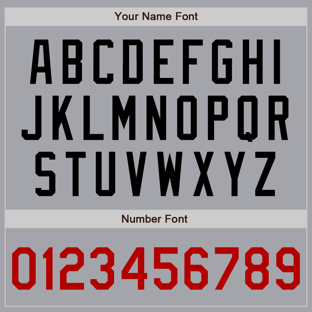 Custom Gray Black Pinstripe Red-White Authentic Baseball Jersey - Sky-Custom