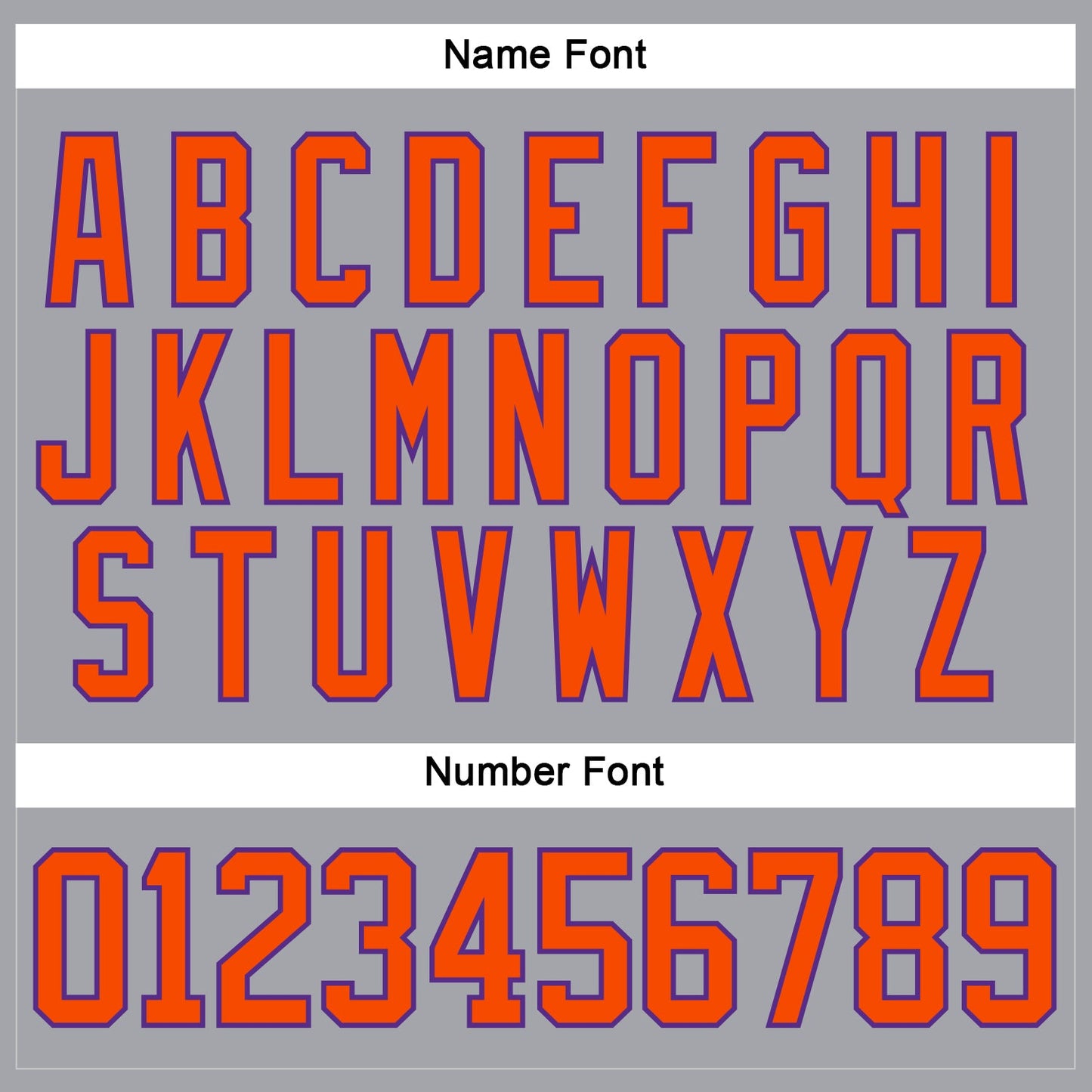 Custom Gray Orange-Purple Hockey Lace Neck Jersey - Sky-Custom