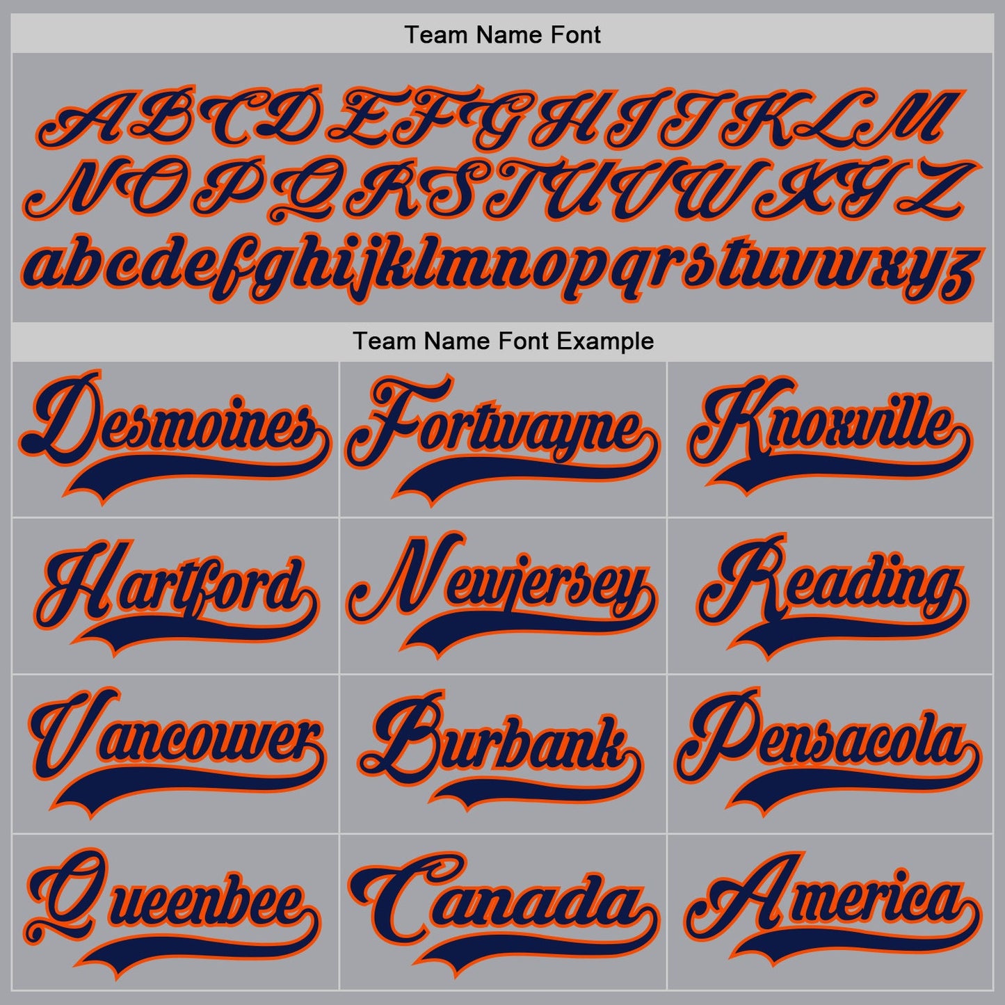 Custom Gray Navy-Orange Hockey Lace Neck Jersey - Sky-Custom