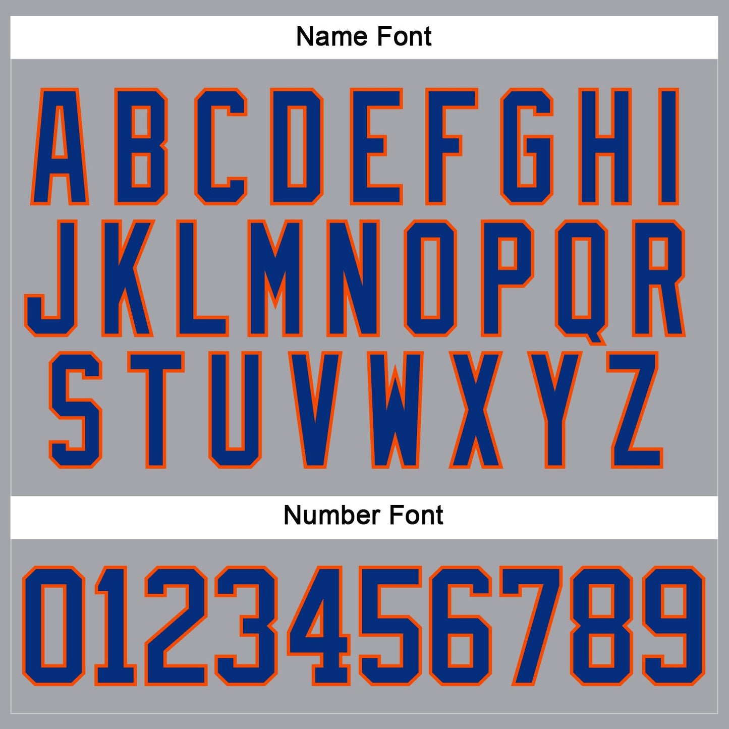 Custom Gray Royal-Orange Hockey Lace Neck Jersey - Sky-Custom