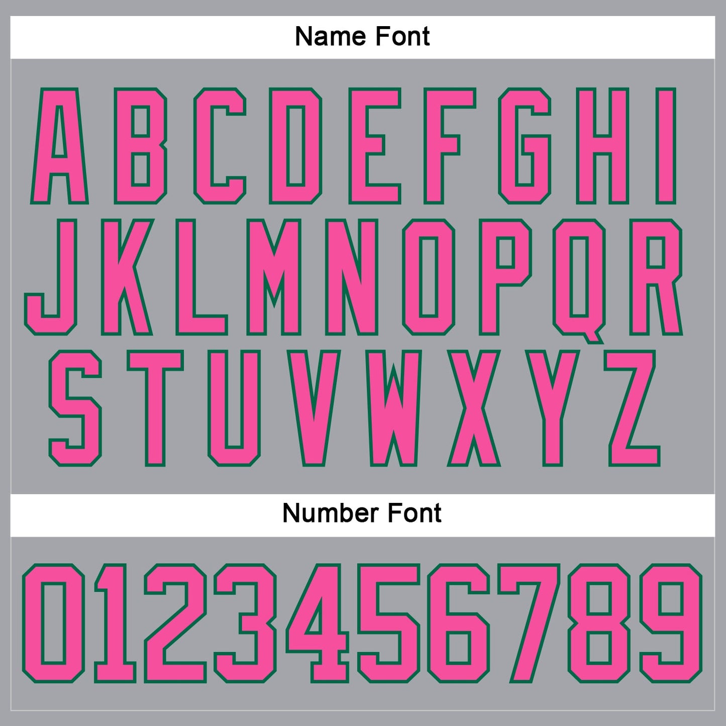 Custom Gray Pink-Kelly Green Hockey Lace Neck Jersey - Sky-Custom