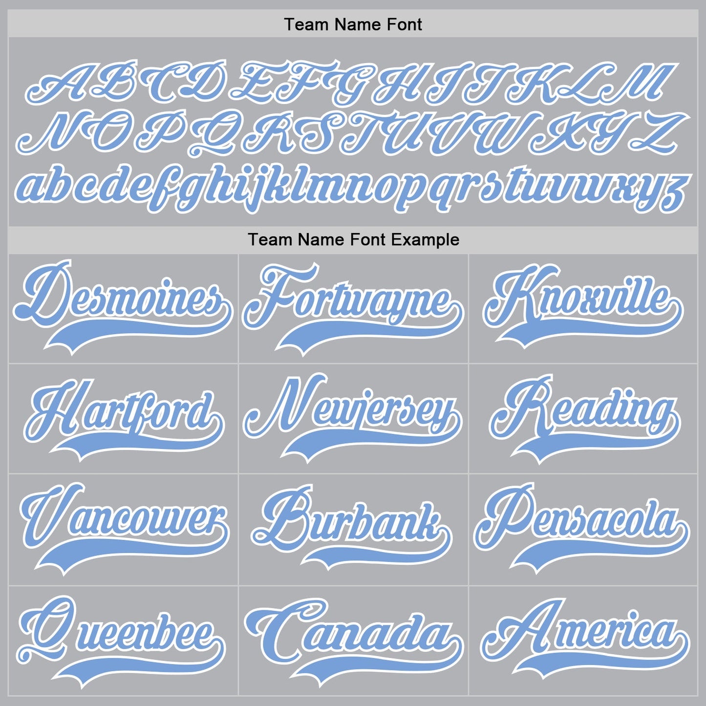 Custom Gray Light Blue-White Hockey Jersey - Sky-Custom