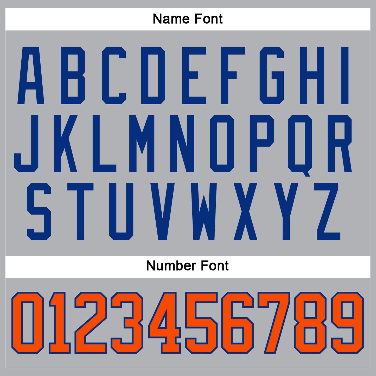 Custom Gray Orange-Royal Hockey Jersey - Sky-Custom