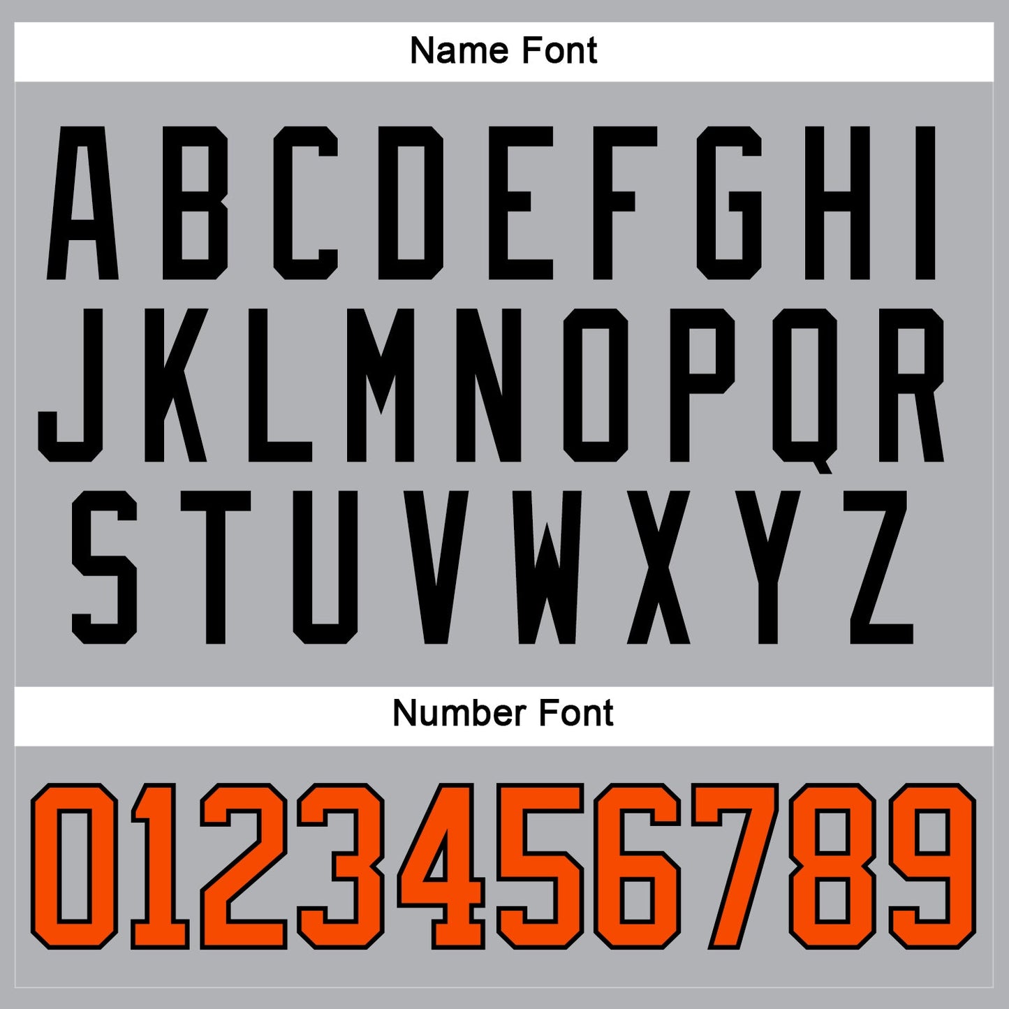 Custom Gray Orange-Black Hockey Jersey - Sky-Custom