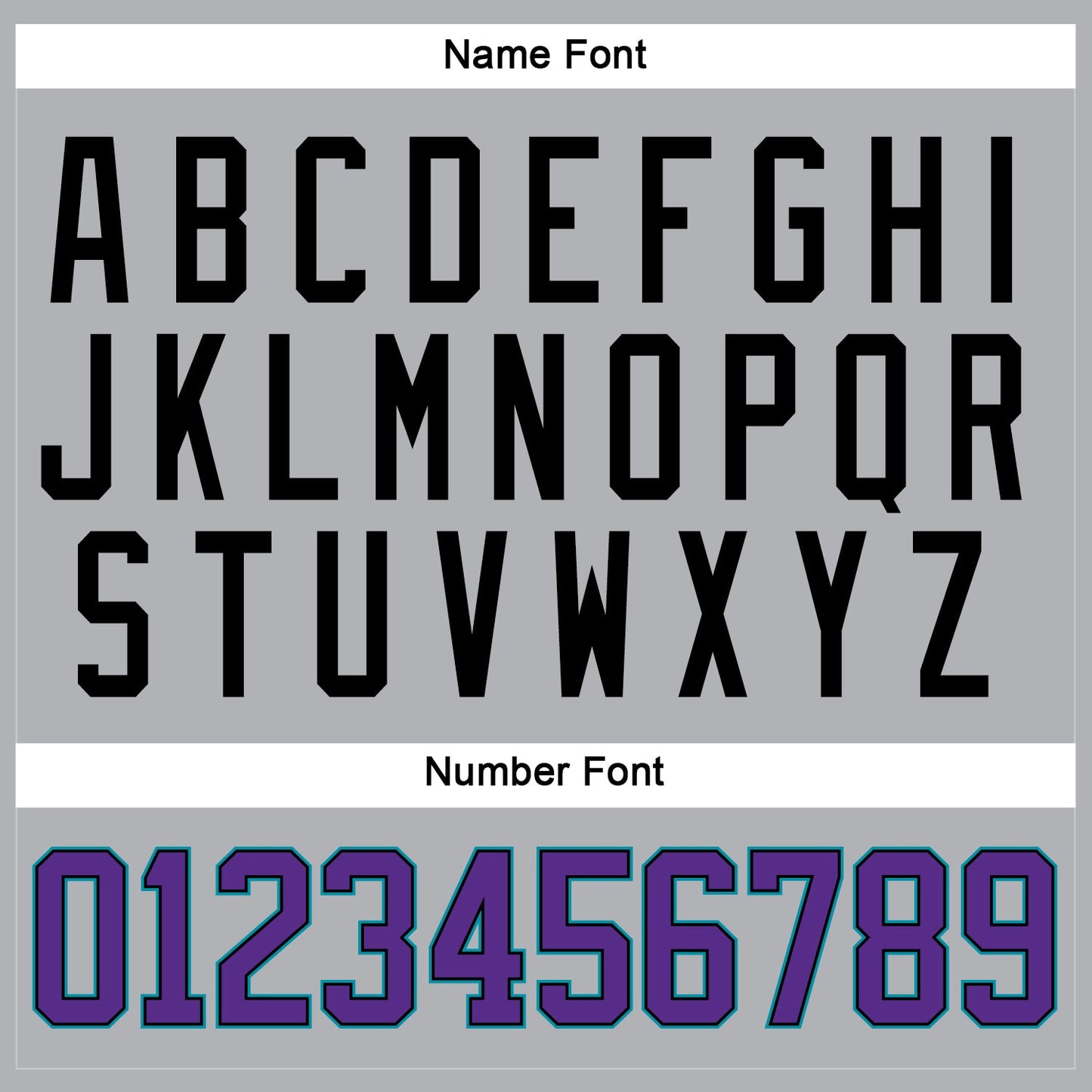 Custom Gray Purple Black-Teal Hockey Jersey - Sky-Custom
