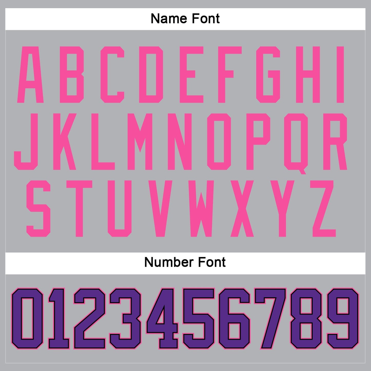 Custom Gray Purple Black-Pink Hockey Jersey - Sky-Custom