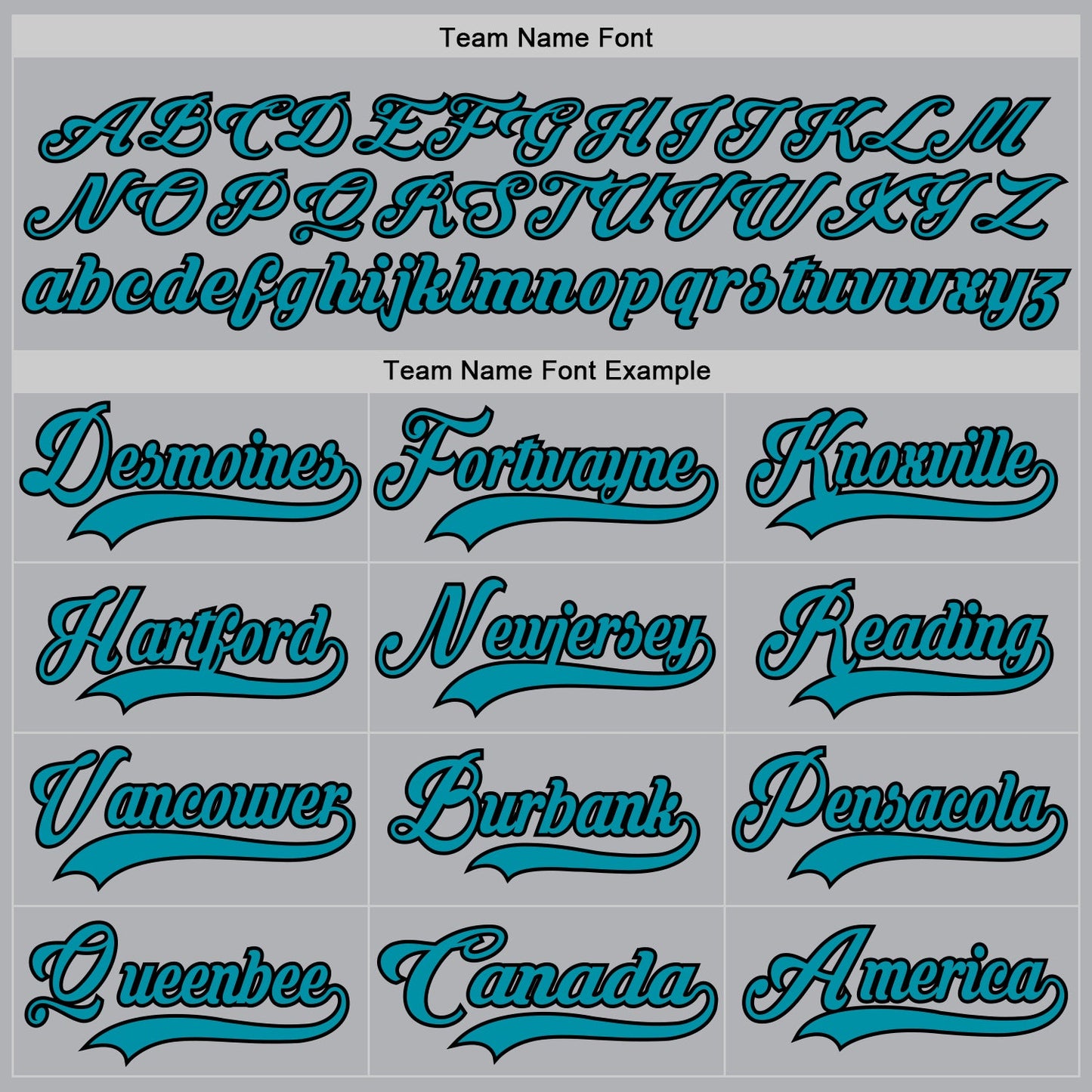 Custom Gray Teal-Black Hockey Jersey - Sky-Custom