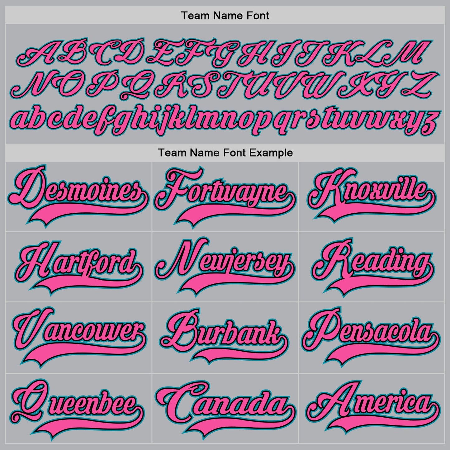 Custom Gray Teal Black-Pink Hockey Jersey - Sky-Custom