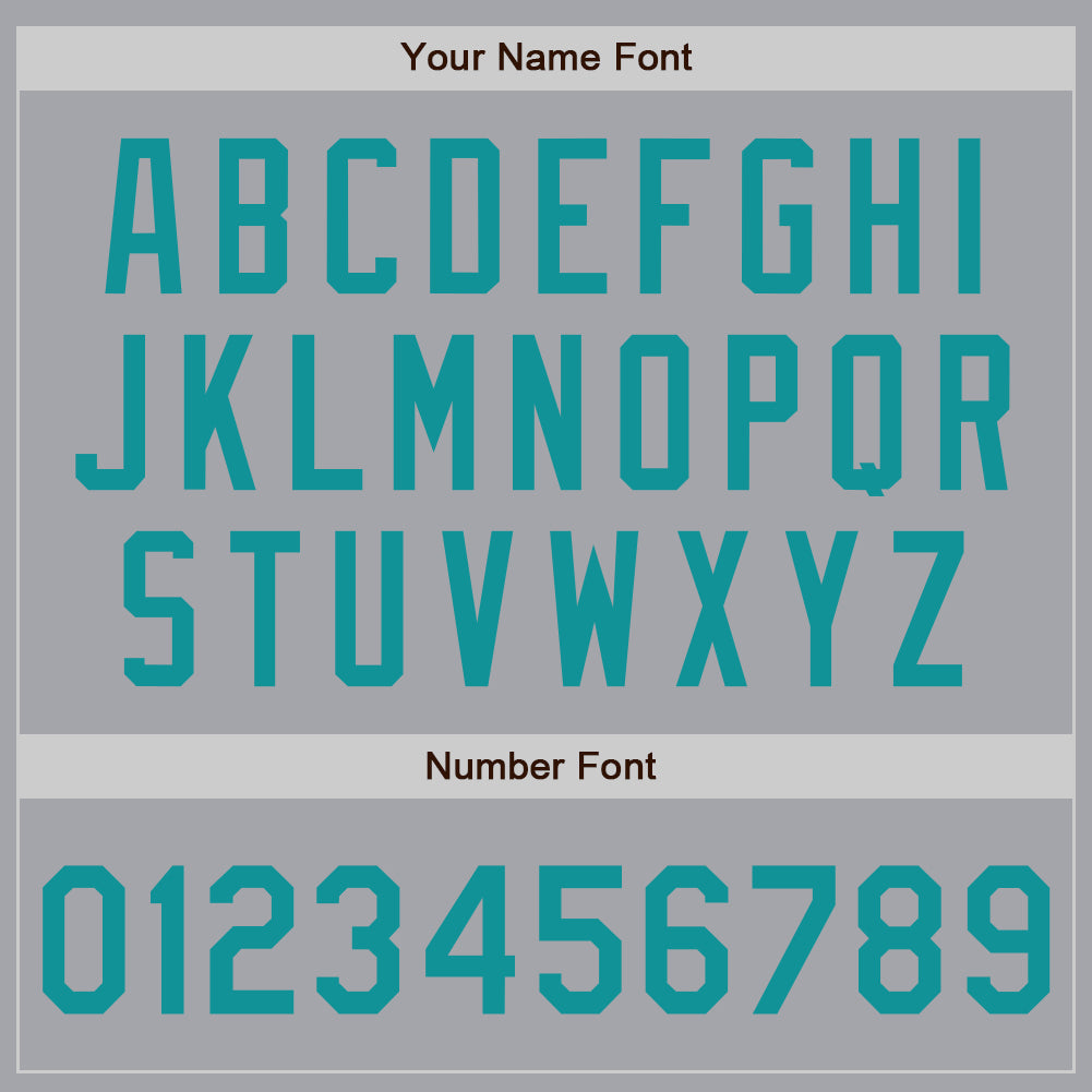 Custom Gray Teal Authentic Baseball Jersey - Sky-Custom