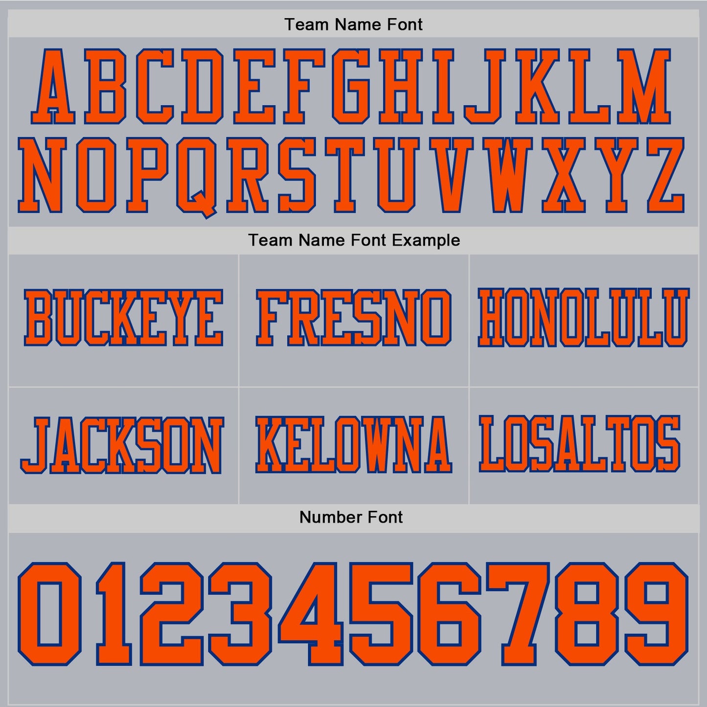 Custom Gray Orange-Royal Mesh Authentic Football Jersey - Sky-Custom