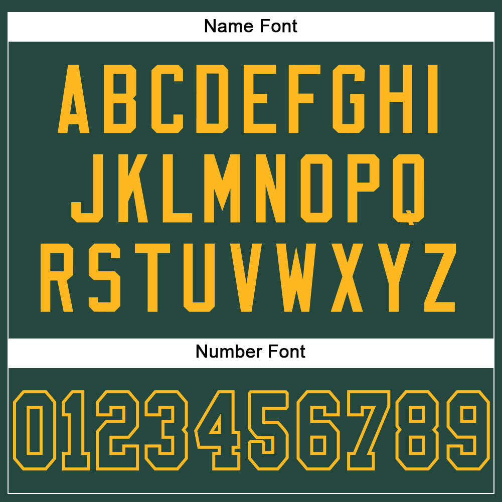 Custom Green Green-Gold Mesh Authentic Football Jersey - Sky-Custom