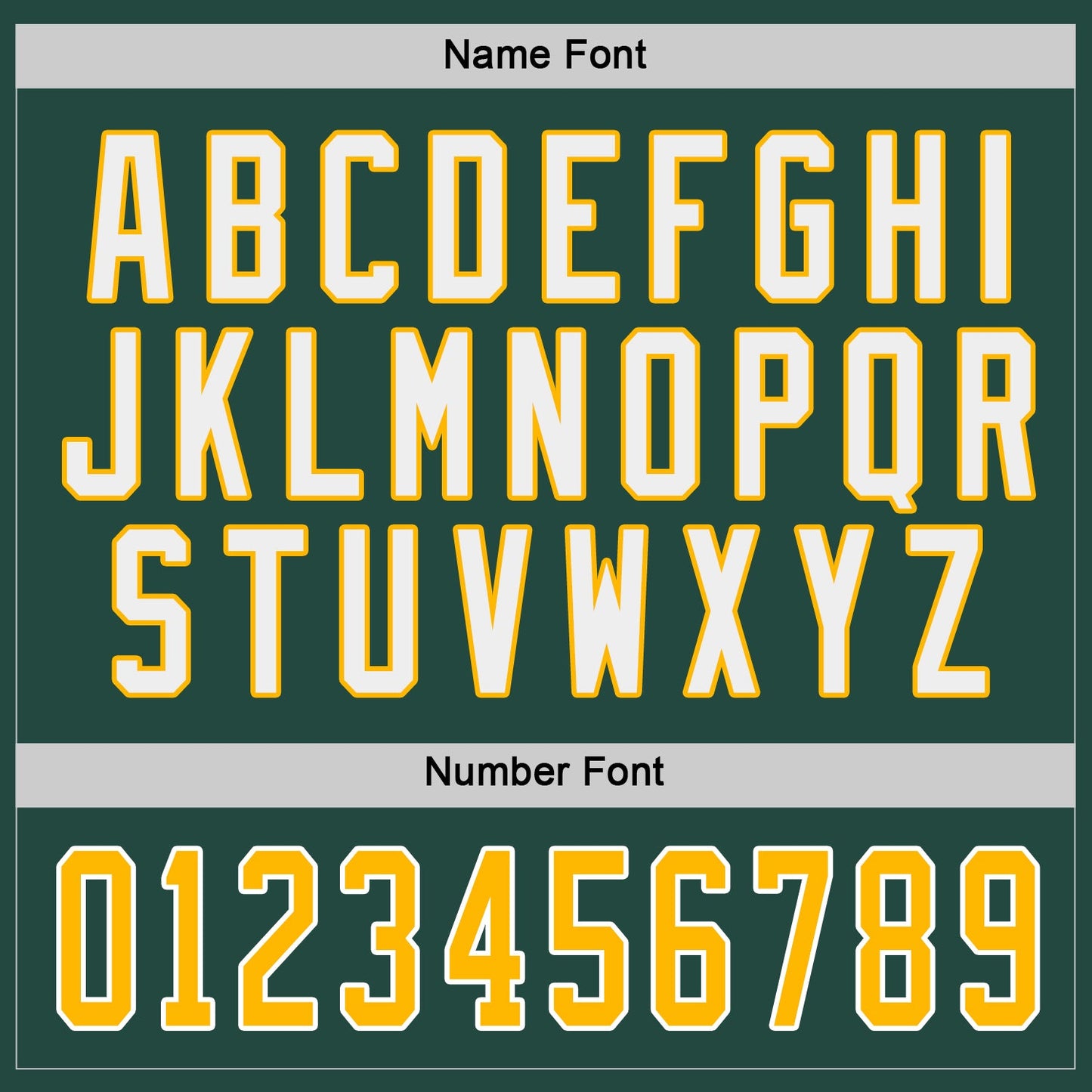 Custom Green Gold-White Hockey Jersey - Sky-Custom