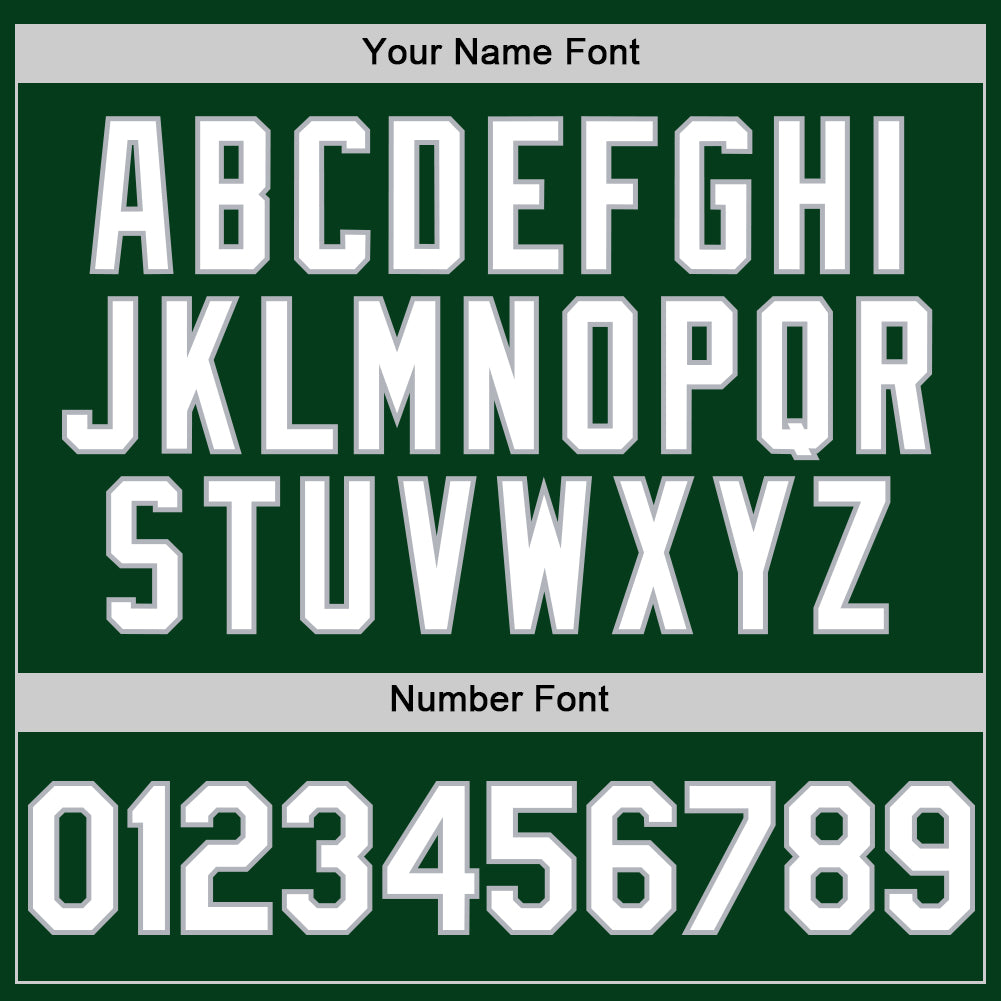 Custom Green White-Gray Mesh Authentic Throwback Baseball Jersey - Sky-Custom