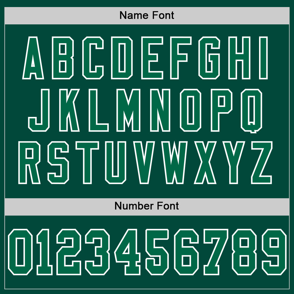 Custom Green Kelly Green-White Mesh Authentic Throwback Football Jersey - Sky-Custom
