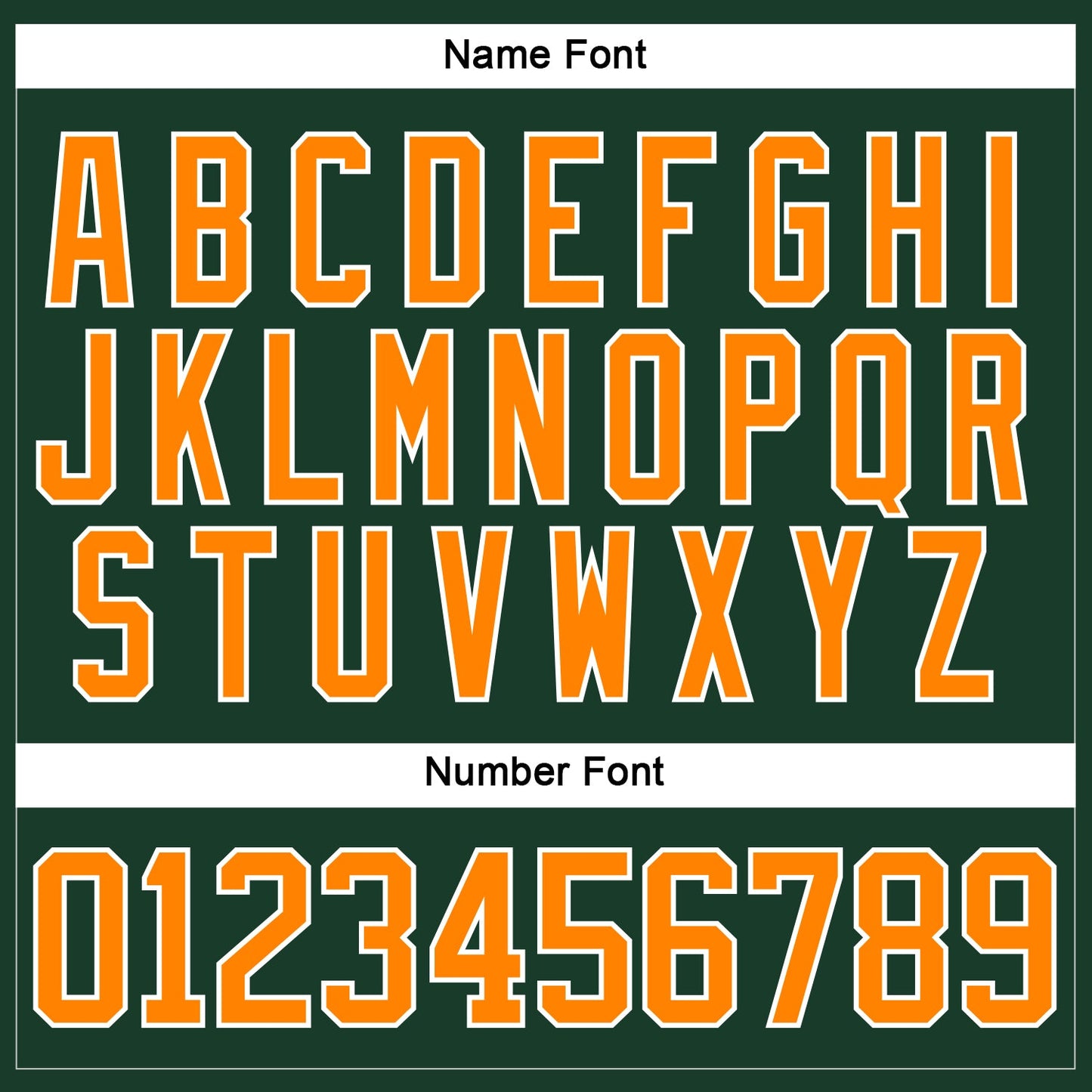 Custom Green Bay Orange-White Hockey Lace Neck Jersey - Sky-Custom