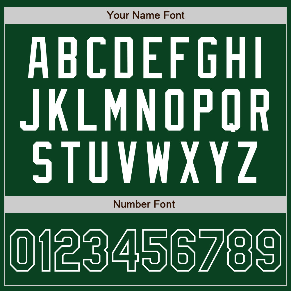 Custom Green White Authentic Baseball Jersey - Sky-Custom