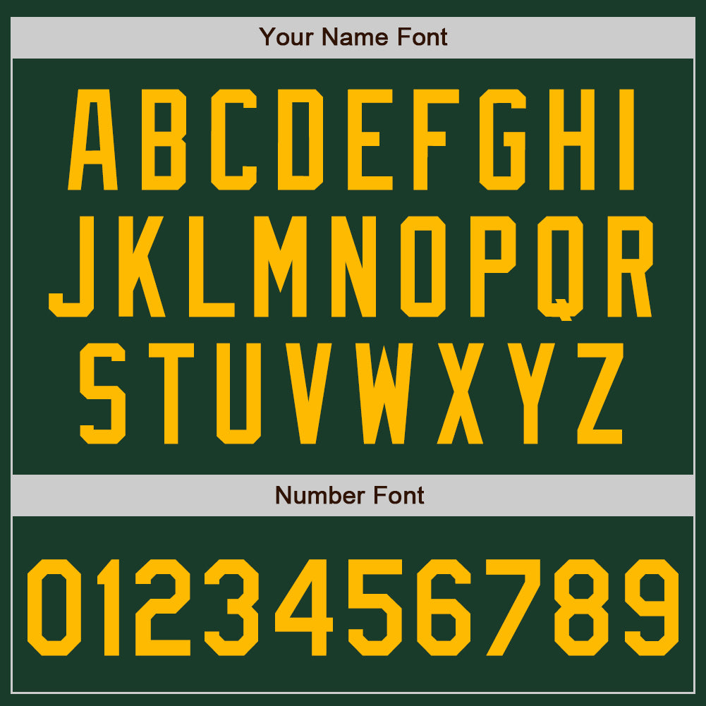Custom Green Gold Authentic Baseball Jersey - Sky-Custom