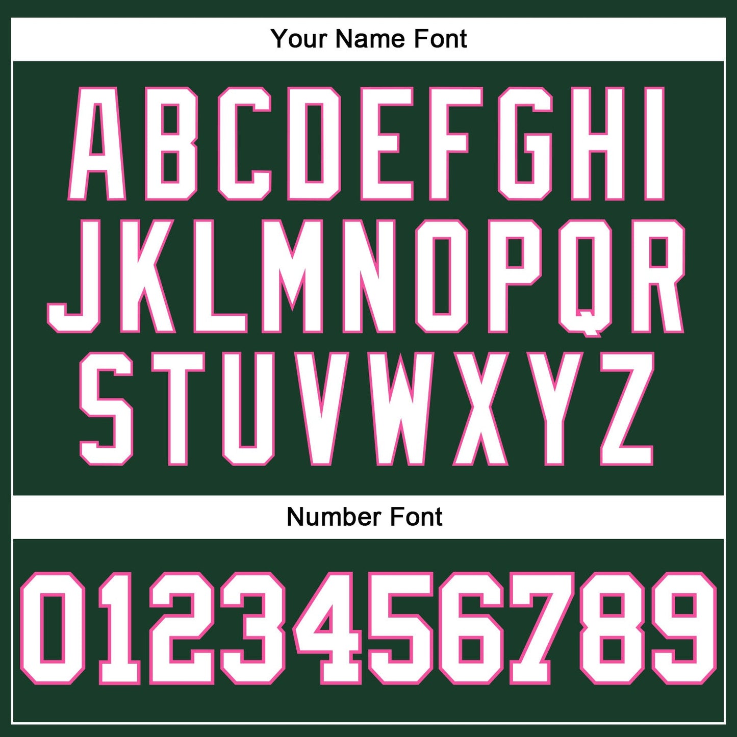 Custom Hunter Green White-Pink Authentic Throwback Basketball Jersey - Sky-Custom
