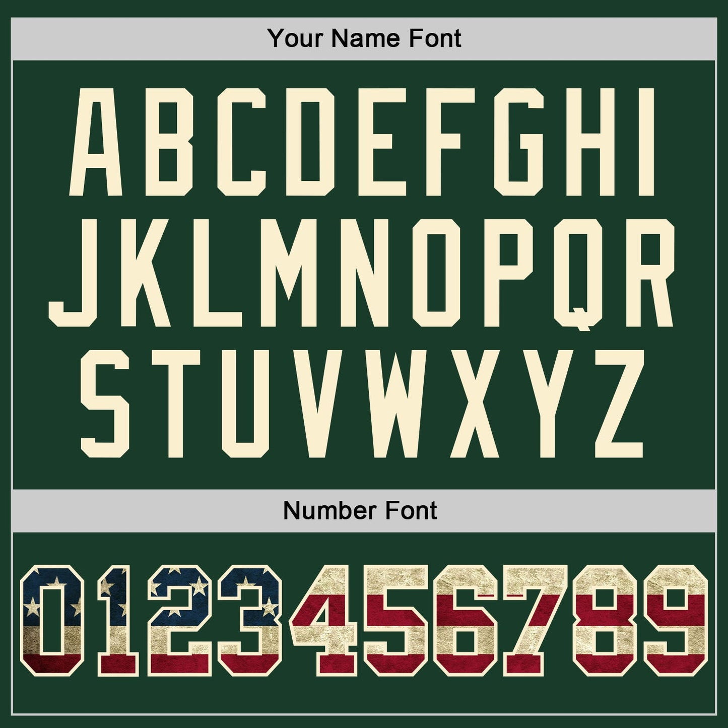 Custom Hunter Green Vintage USA Flag-Cream Authentic Throwback Basketball Jersey - Sky-Custom