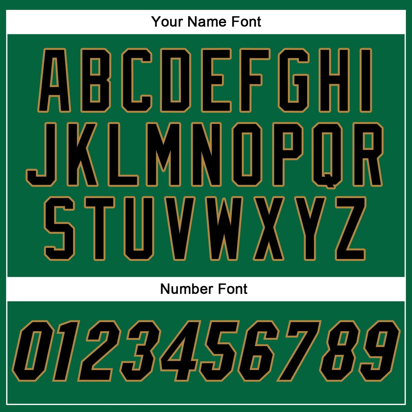 Custom Kelly Green Black-Old Gold Authentic Baseball Jersey - Sky-Custom