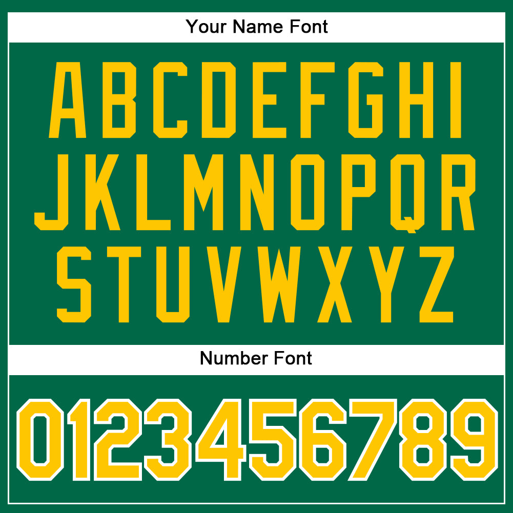 Custom Kelly Green Gold-White Authentic Sleeveless Baseball Jersey - Sky-Custom