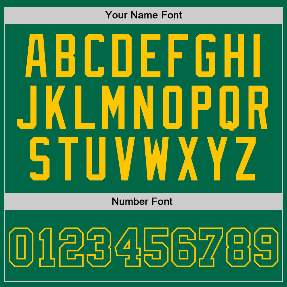 Custom Kelly Green Kelly Green-Gold Authentic Throwback Basketball Jersey - Sky-Custom