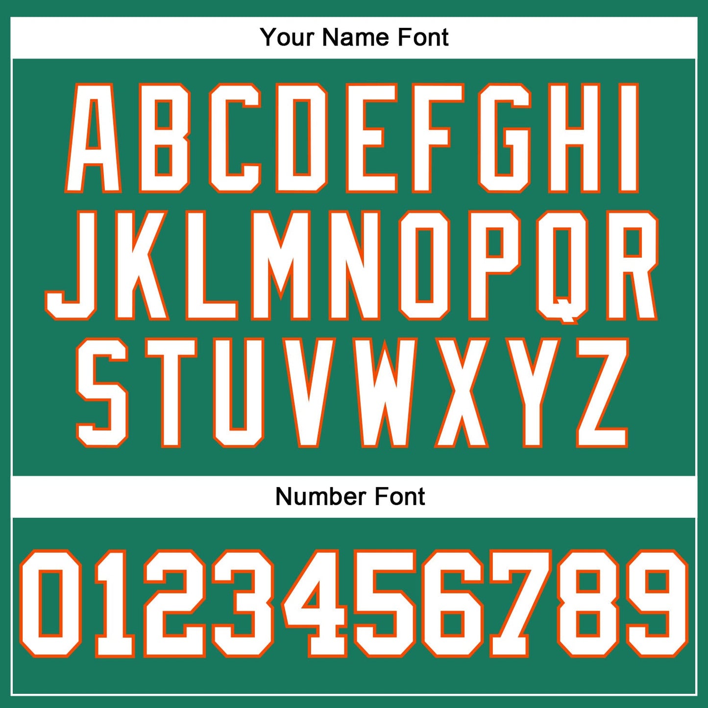 Custom Kelly Green White-Orange Authentic Throwback Basketball Jersey - Sky-Custom